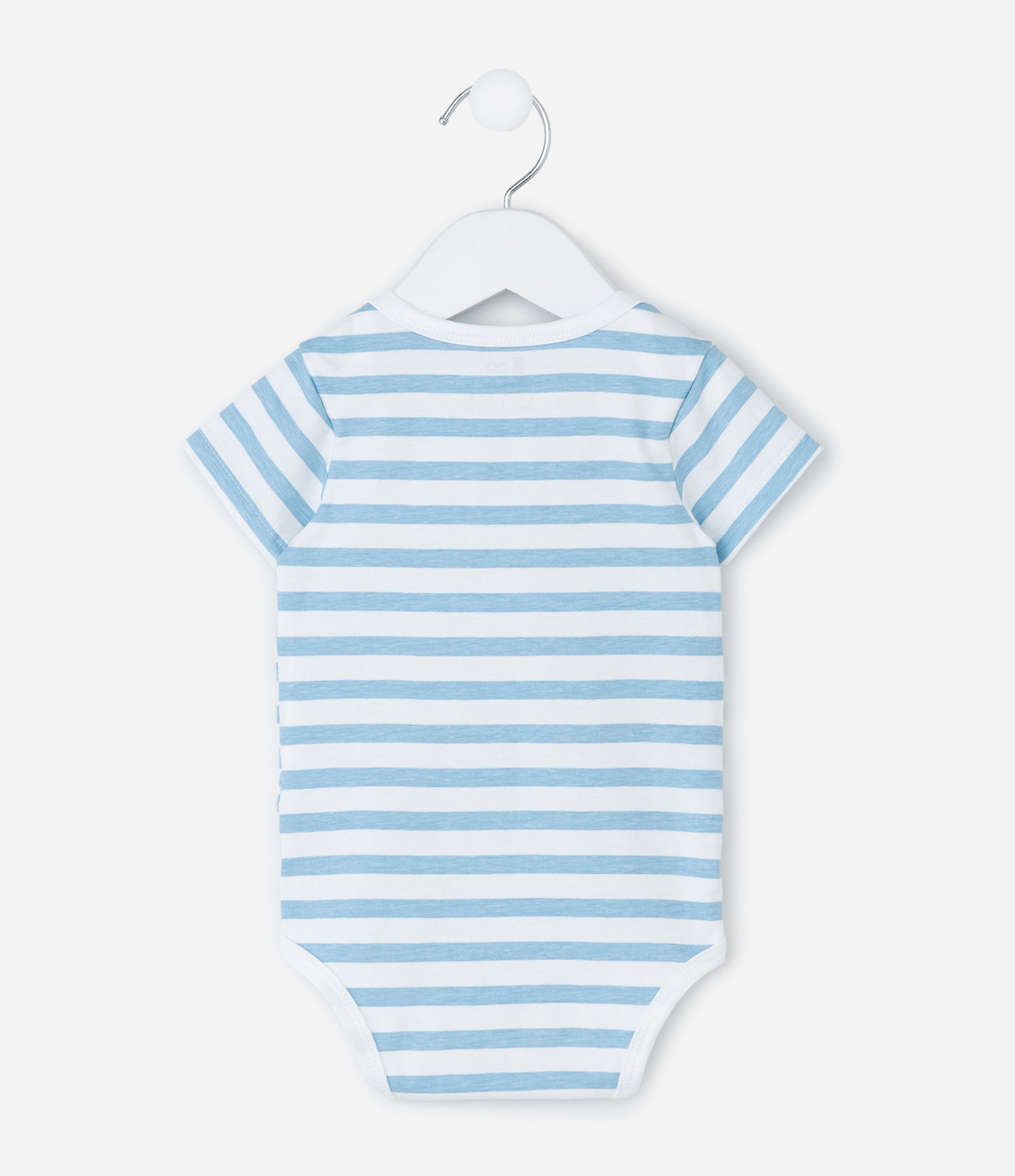 Body Infantil com Estampa de Coelho – Tam 0 a 18 Meses Azul/Branco 3