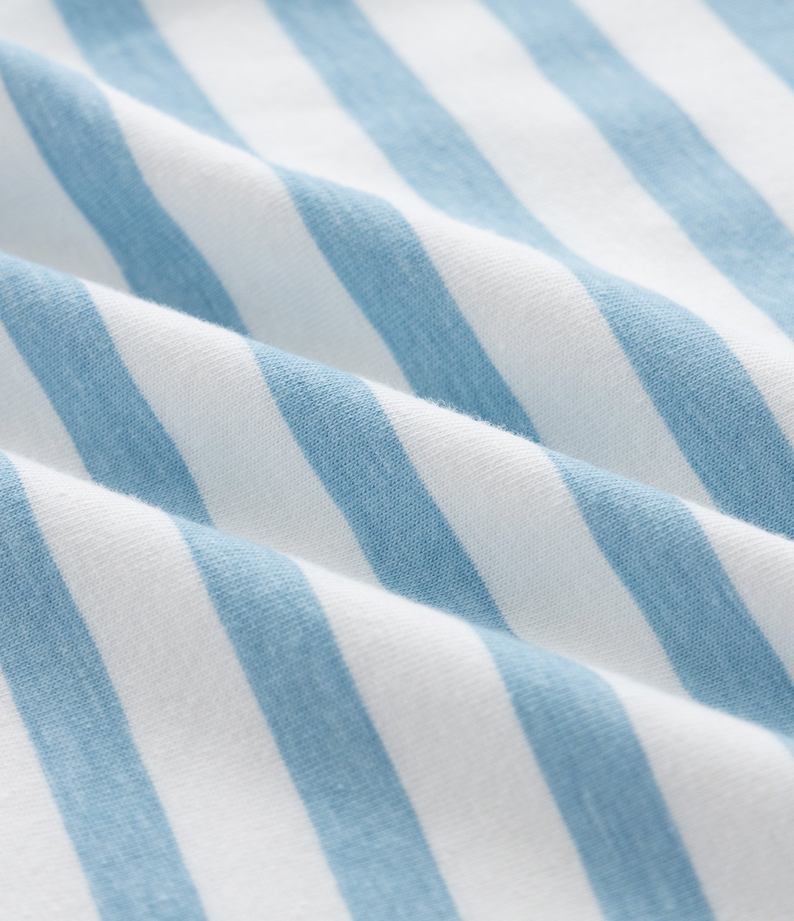 Body Infantil Manga Longa Listrada com Estampa de Coelhinho – Tam 0 a 18 Meses Azul/Branco 4