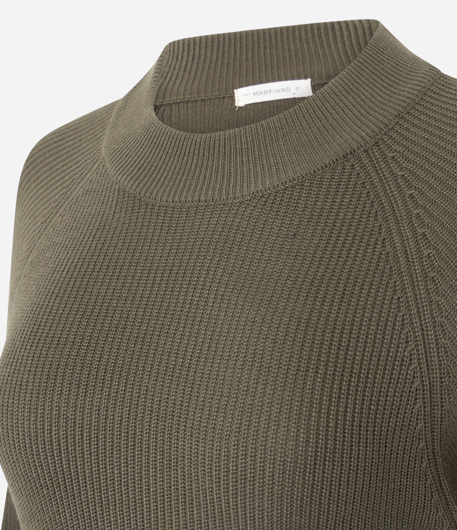 Vestido Midi em Tricô com Manga Longa Verde 7