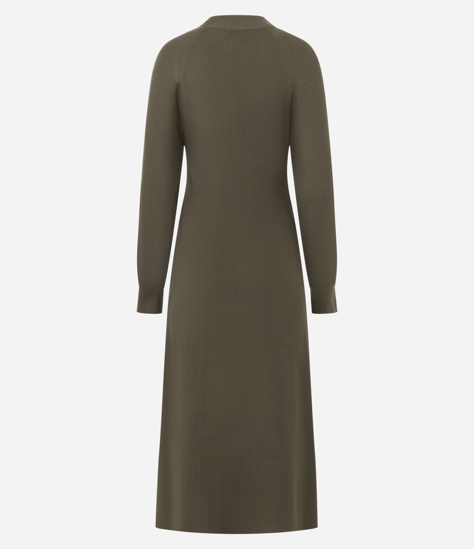 Vestido Midi em Tricô com Manga Longa Verde 8