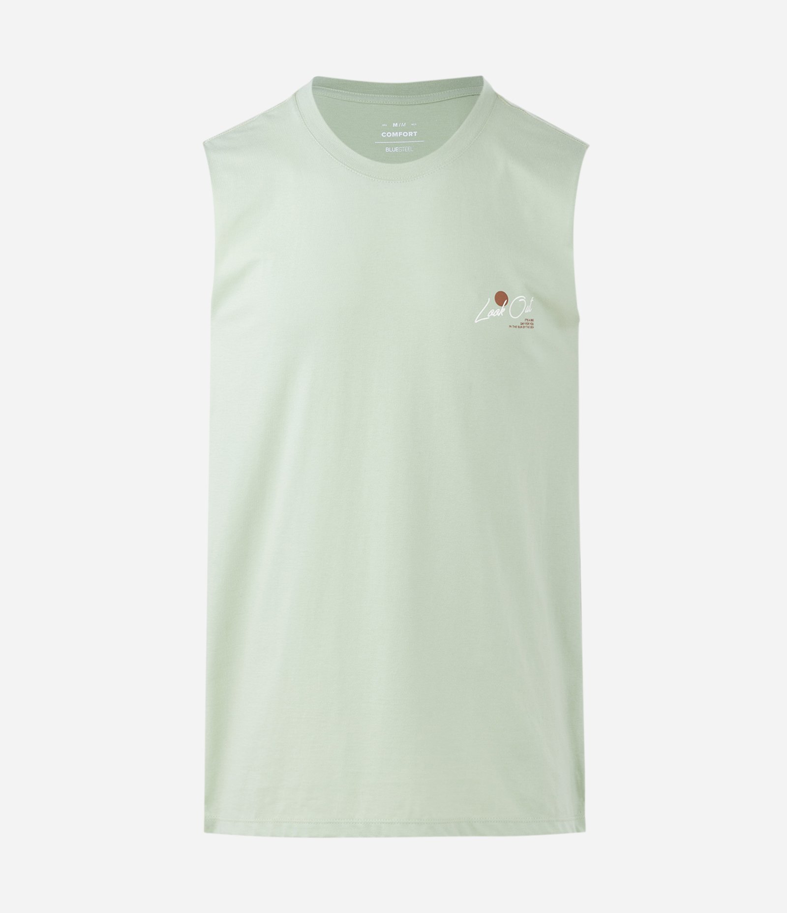 Regata Comfort em Algodão com Estampa Coqueiro Verde 5