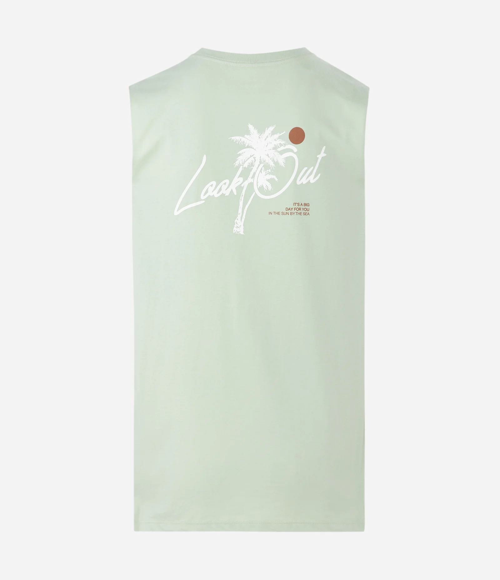 Regata Comfort em Algodão com Estampa Coqueiro Verde 6