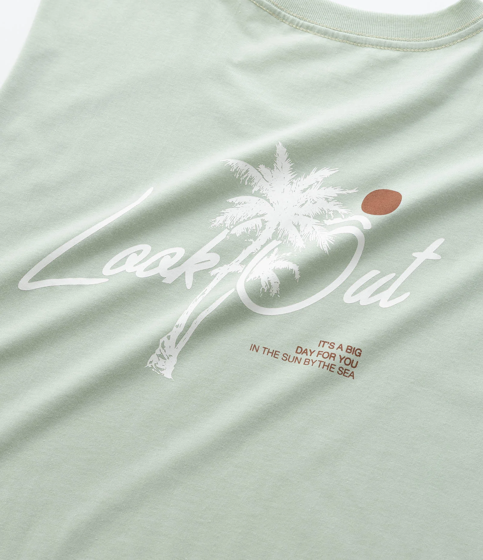 Regata Comfort em Algodão com Estampa Coqueiro Verde 9