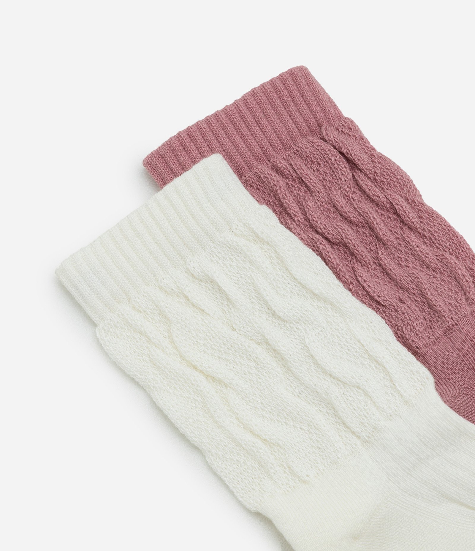 Kit 02 Meias Infantis Cano Médio Em Algodão - Tam 19/22 ao 31/34 Sortido 3