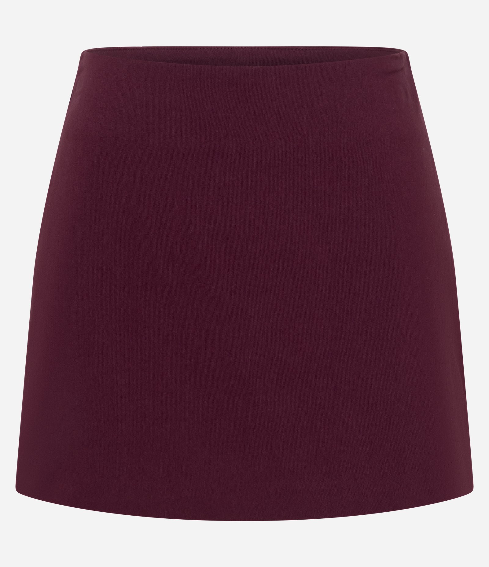 Short Saia em Bengaline com Sobreposição Bordo 5