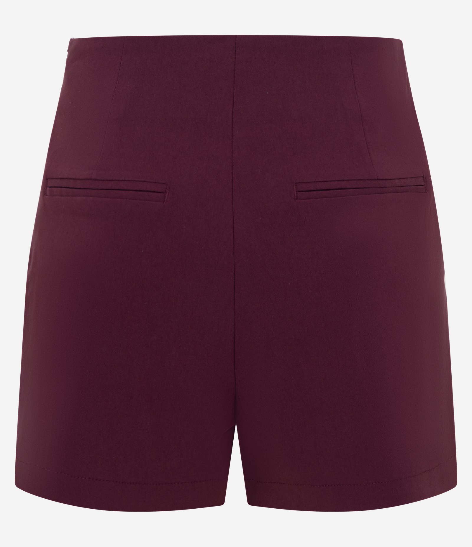 Short Saia em Bengaline com Sobreposição Bordo 6