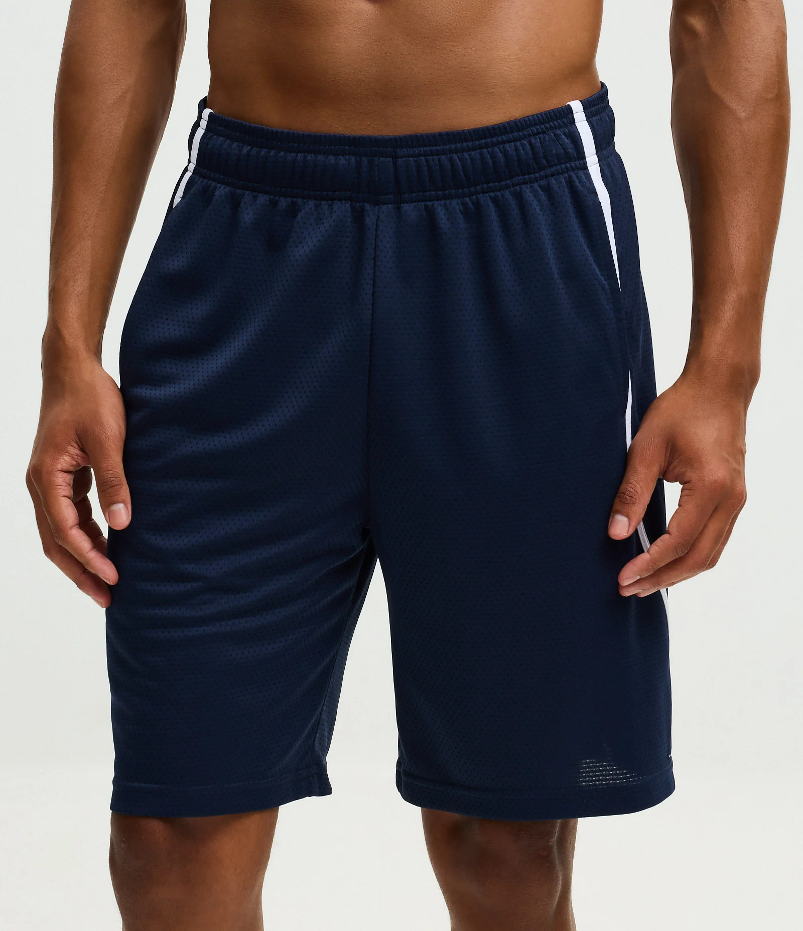 Bermuda Lisa em Microfibra com Bolsos Azul 2