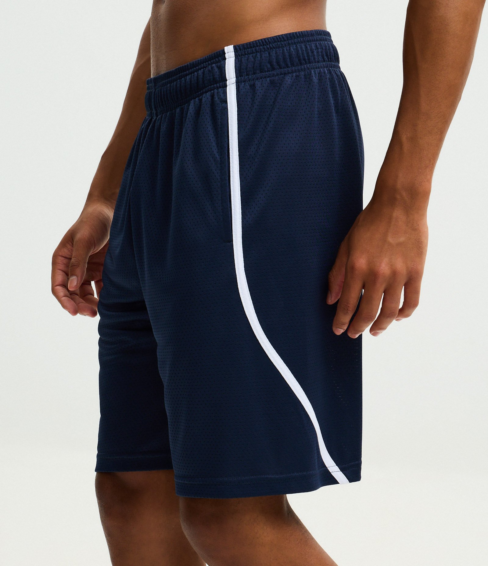 Bermuda Lisa em Microfibra com Bolsos Azul 3