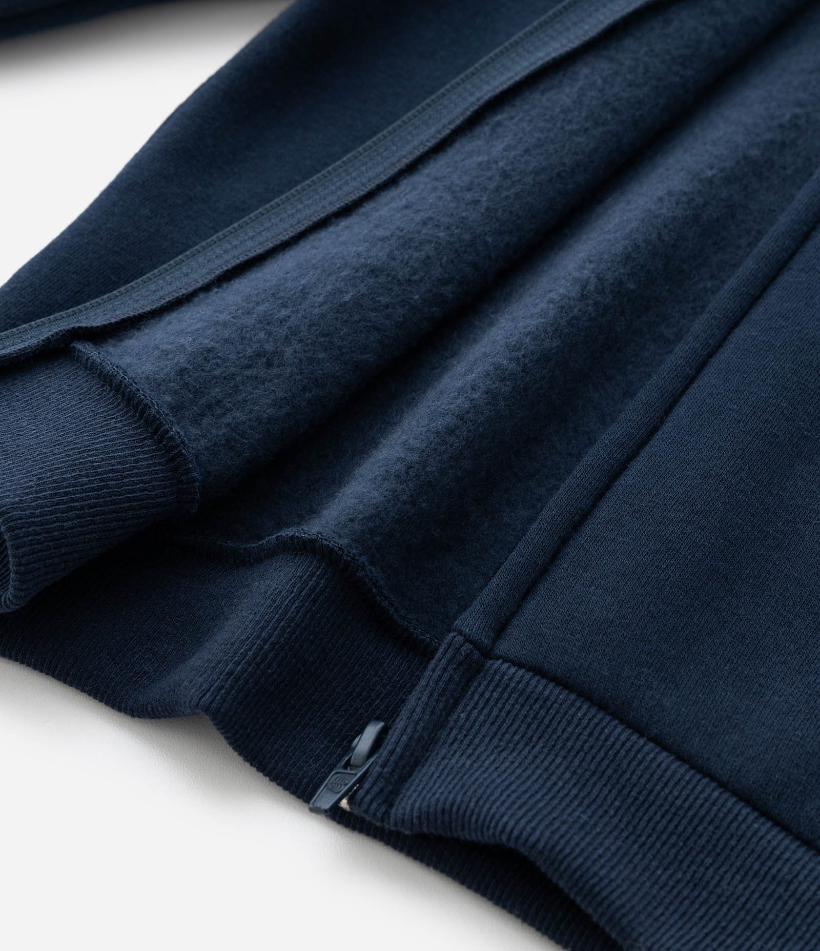 Casaco Infantil em Moletom com Capuz e Bordado de Flor - Tam1 a 6 anos Azul 5