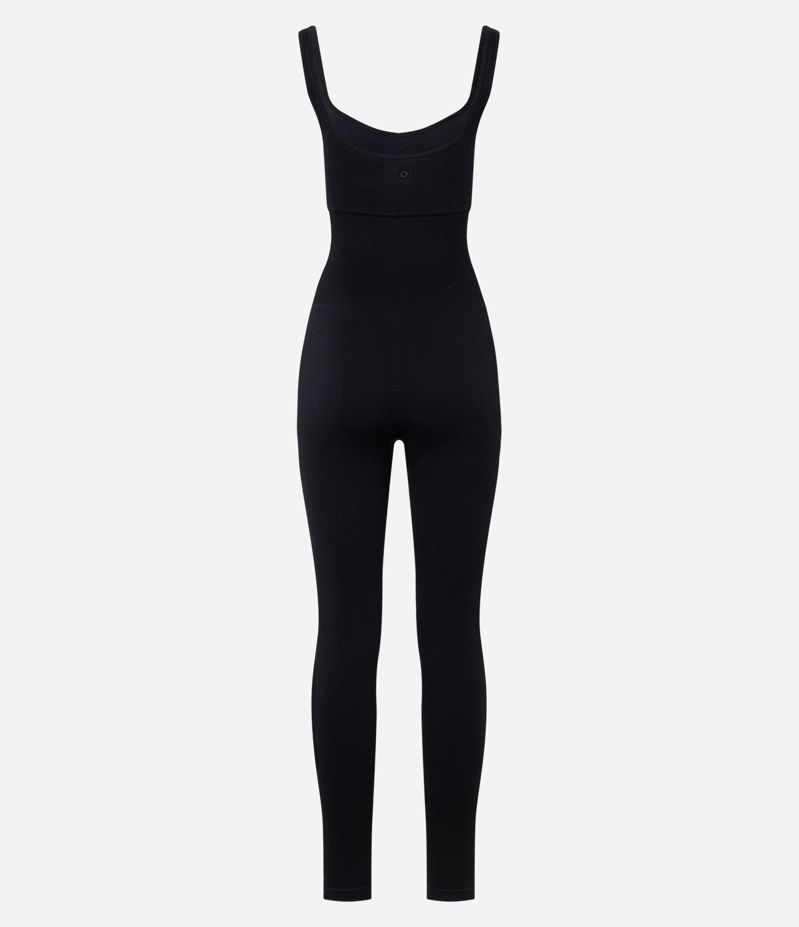 Macacão Esportivo Longo em Poliamida Seamless Preto 3