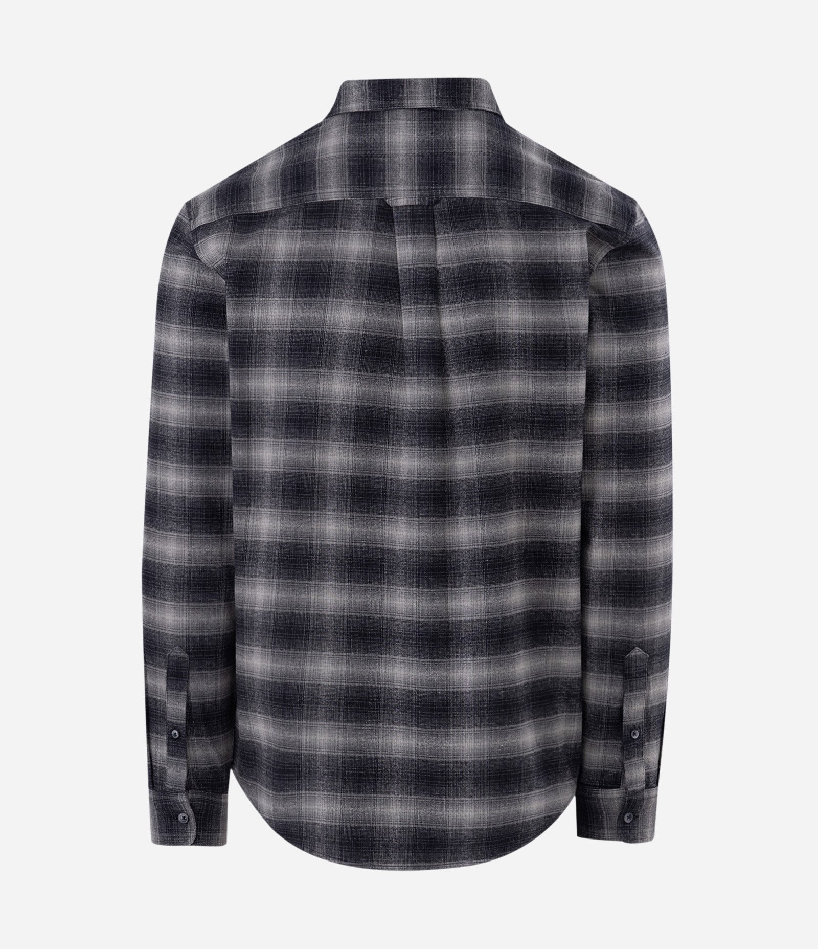 Camisa Comfort em Flanela com Estampa Xadrez Cinza 6