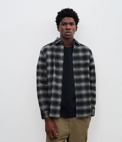Camisa Comfort em Flanela com Estampa Xadrez