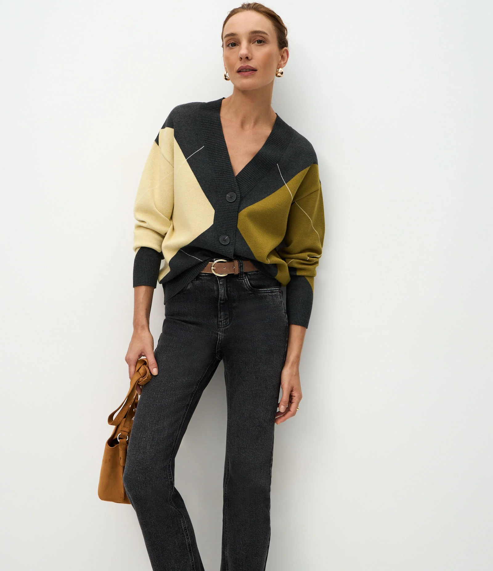 Calça Reta em Jeans com Cintura Alta Preto 2