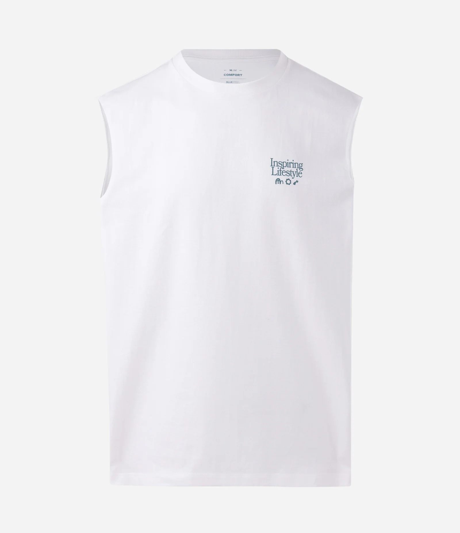 Regata Comfort em Algodão com Estampa Photoprint Rio de Janeiro Branco 5