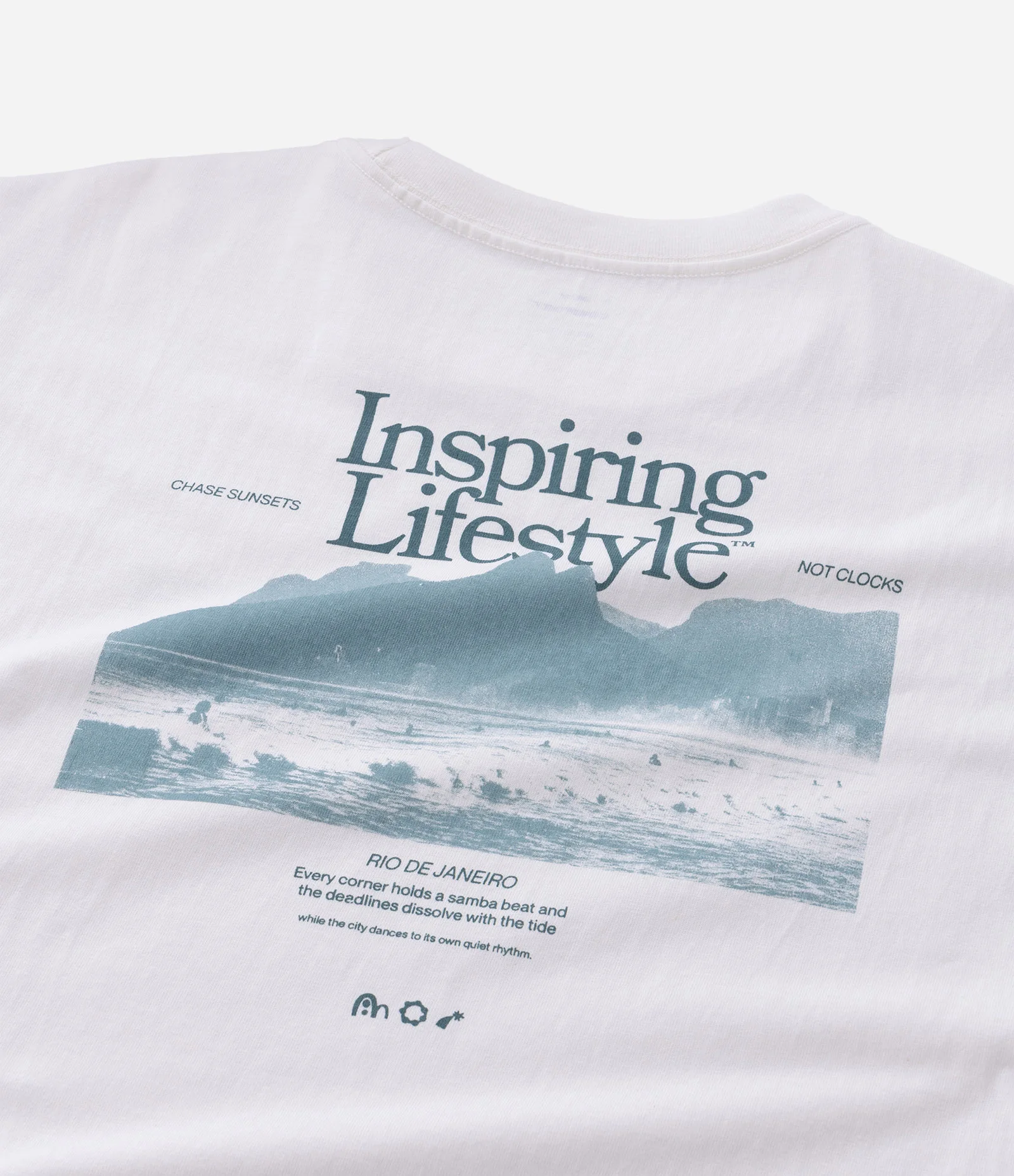 Regata Comfort em Algodão com Estampa Photoprint Rio de Janeiro Branco 8