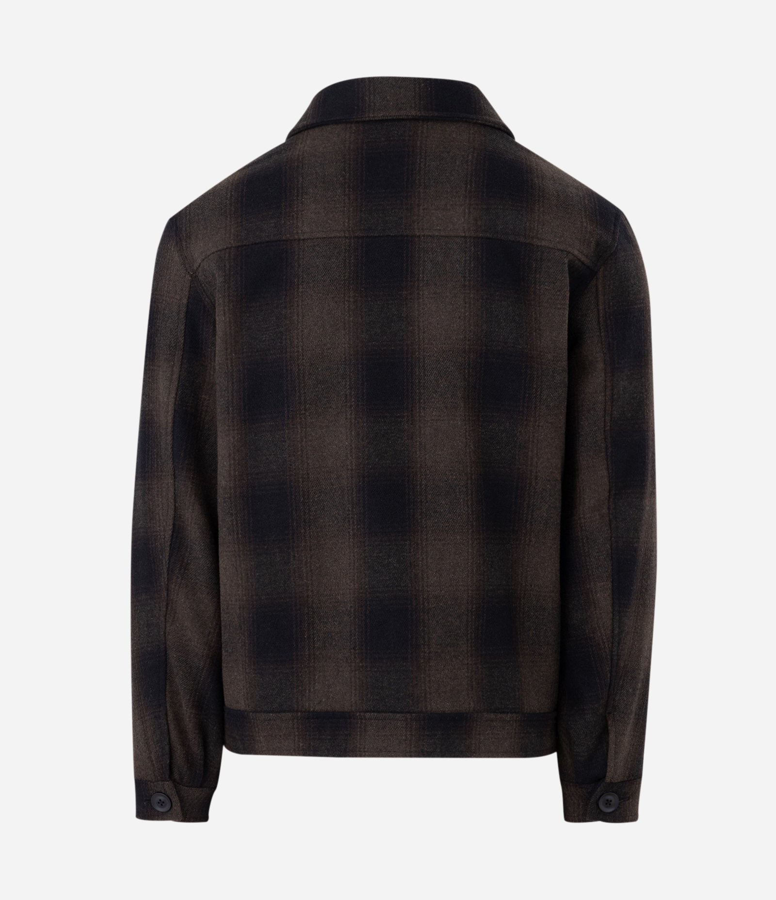 Jaqueta Flanela em Xadrez Preto 2