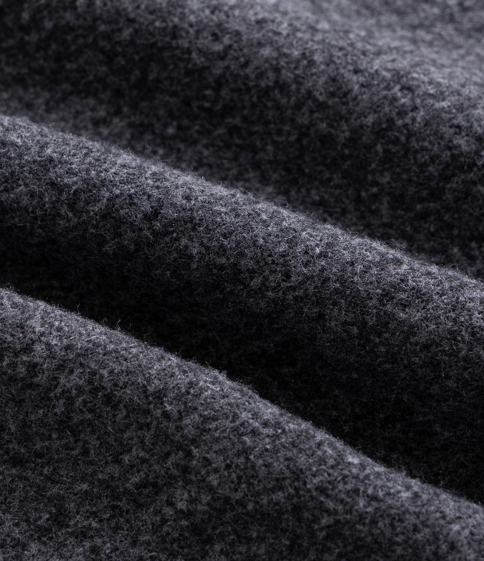 Camisa Overshirt Manga Longa em Polyvelour Cinza 3