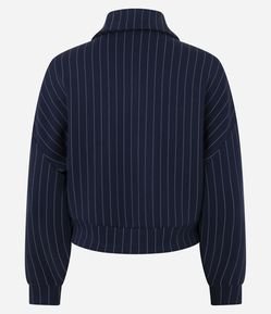 Casaco Risca de Giz em Microfibra