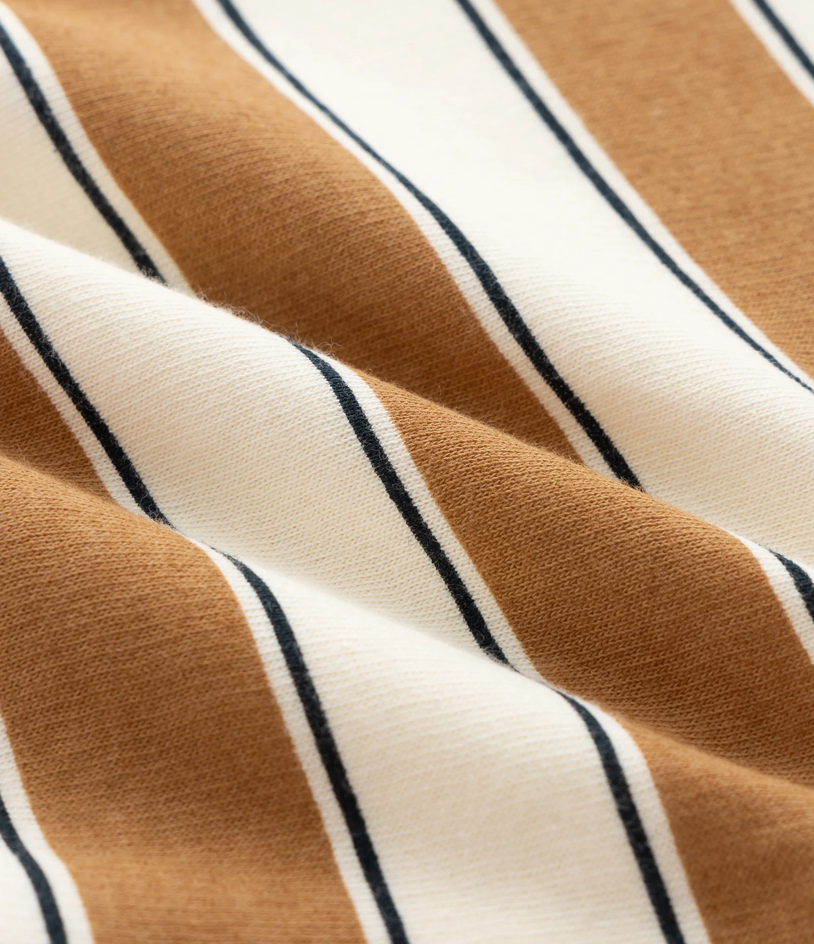 Conjunto Infantil em Moletom com Listras e Felpa Interna – Tam 1 a 6 Anos Caramelo/Azul Marinho 10