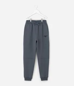 Calça Infantil com Bordado Lettering – Tam 5 a 14 Anos