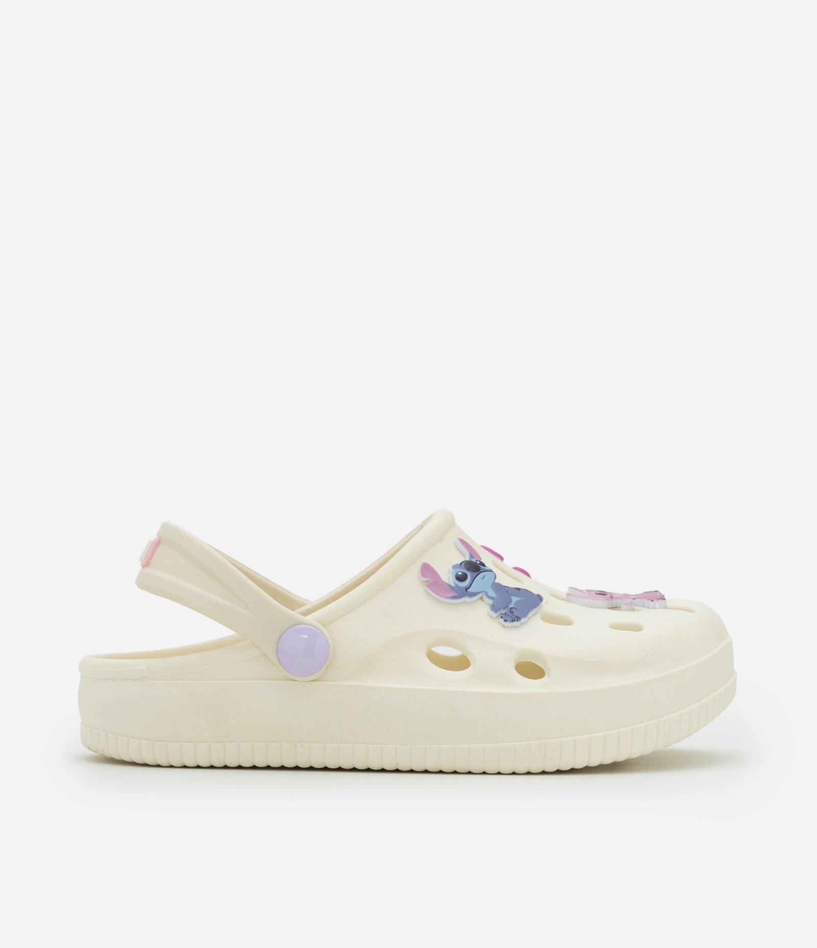 Sandália Babuche Infantil com Patches Stitch e Angel - Ta, 28 ao 35 Off White 5