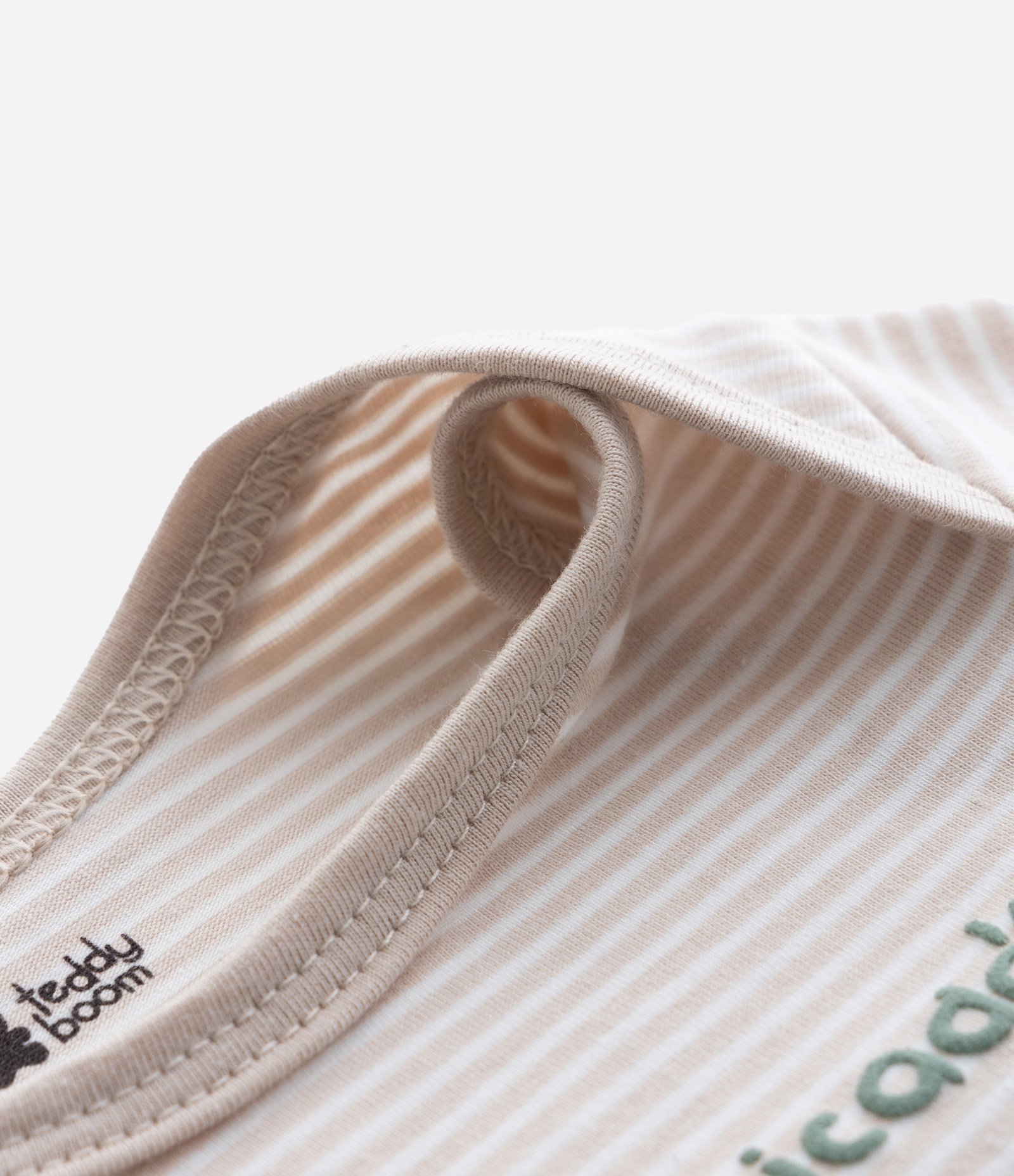 Body Infantil com Lettering Papai – Tam RN a 18 Meses Bege/Branco 6