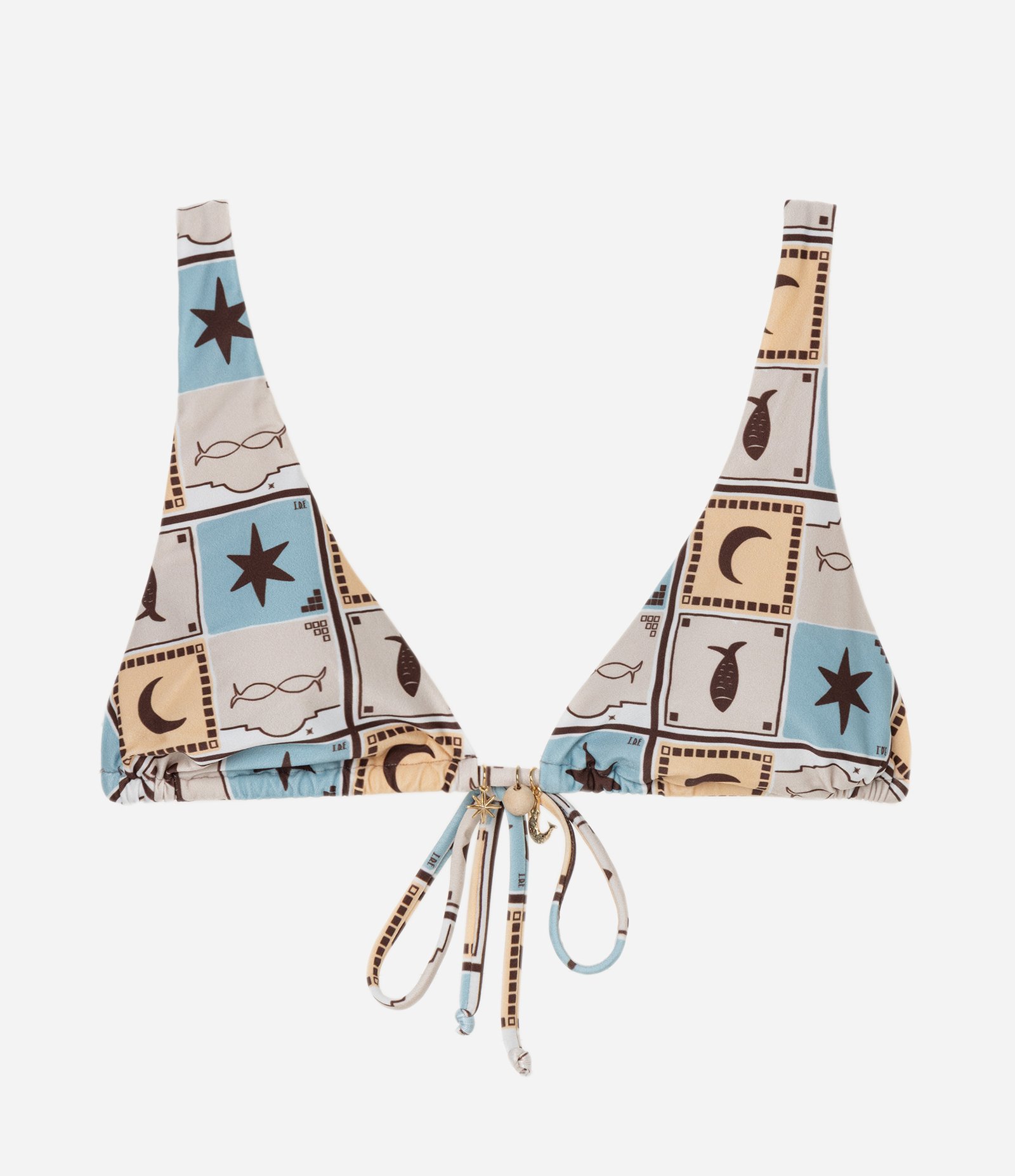 Biquíni Top Cortininha Estampa Boa Noite Multicores 5