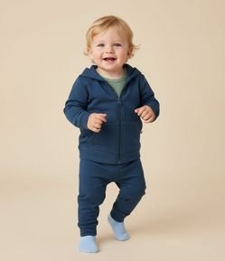 Calça Infantil com Bordado de Ursinho no Bumbum – Tam RN a 18 Meses