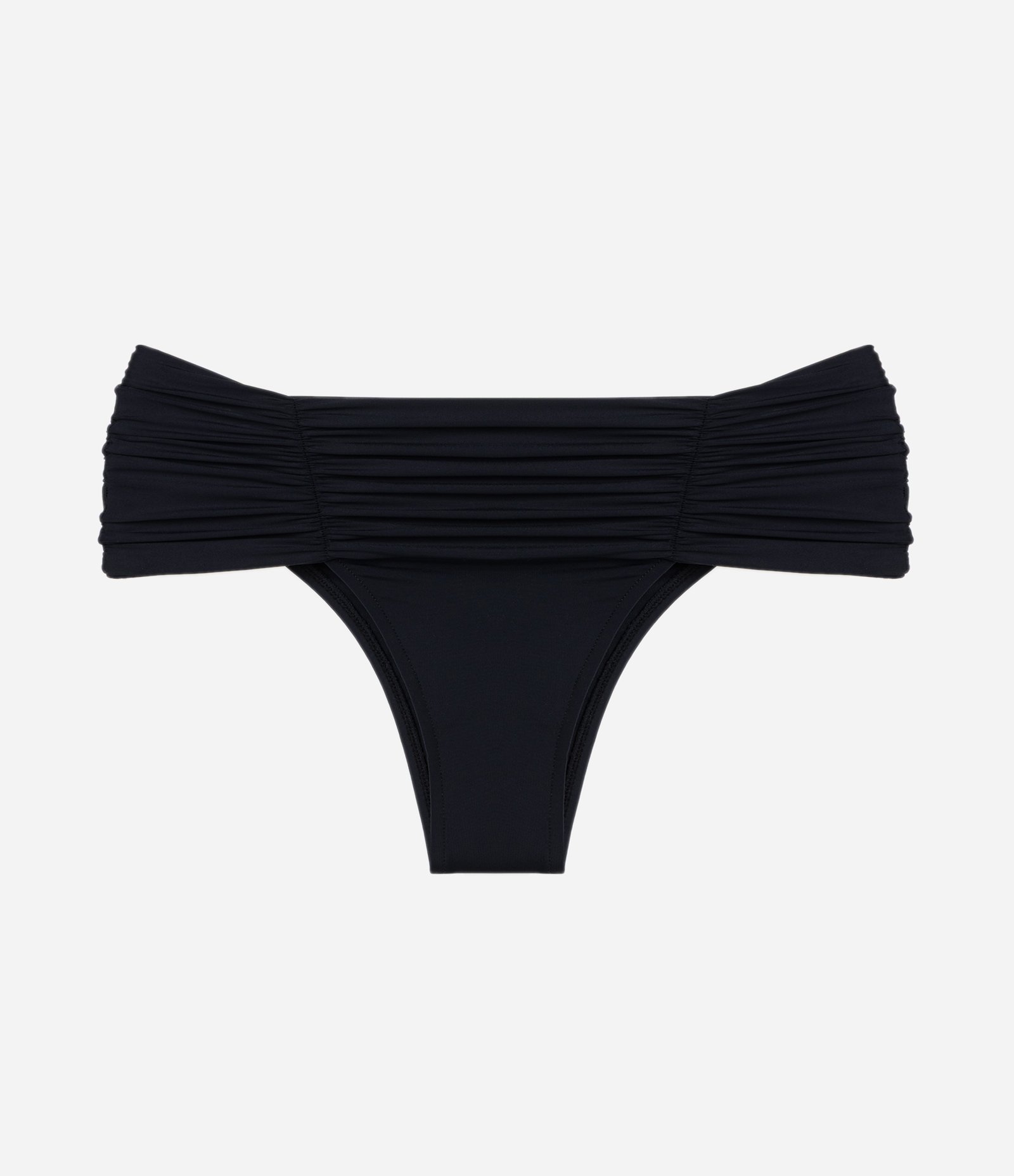 Biquini Calcinha em Microfibra com Drapeados Preto 5