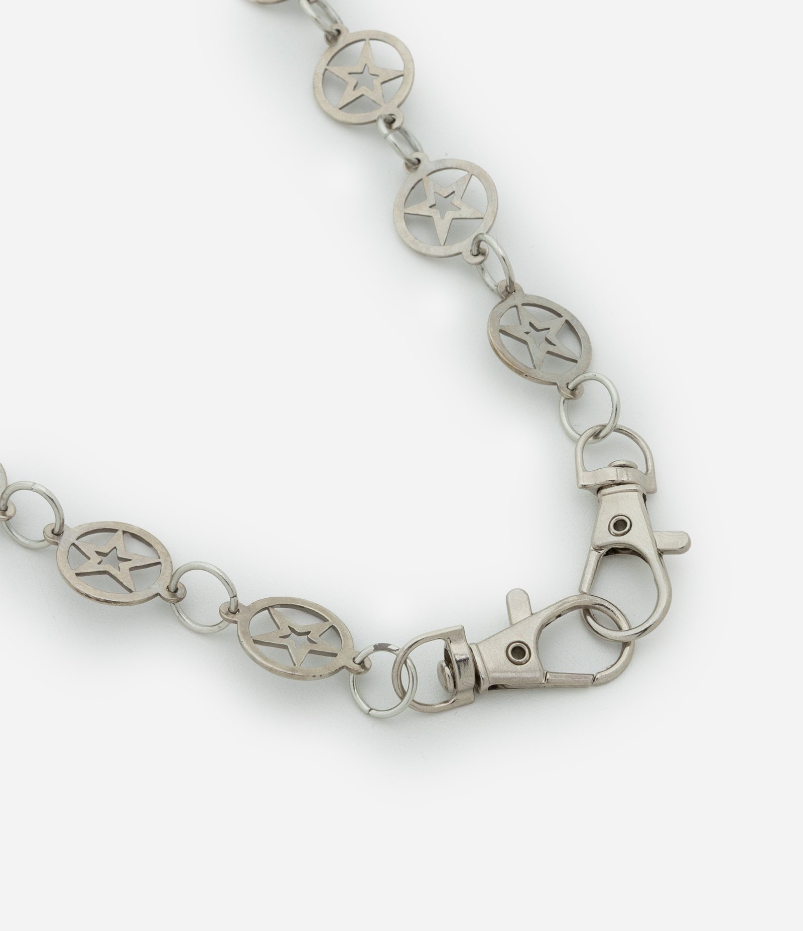 Colar Choker em Metal com Estrelas Prata 1