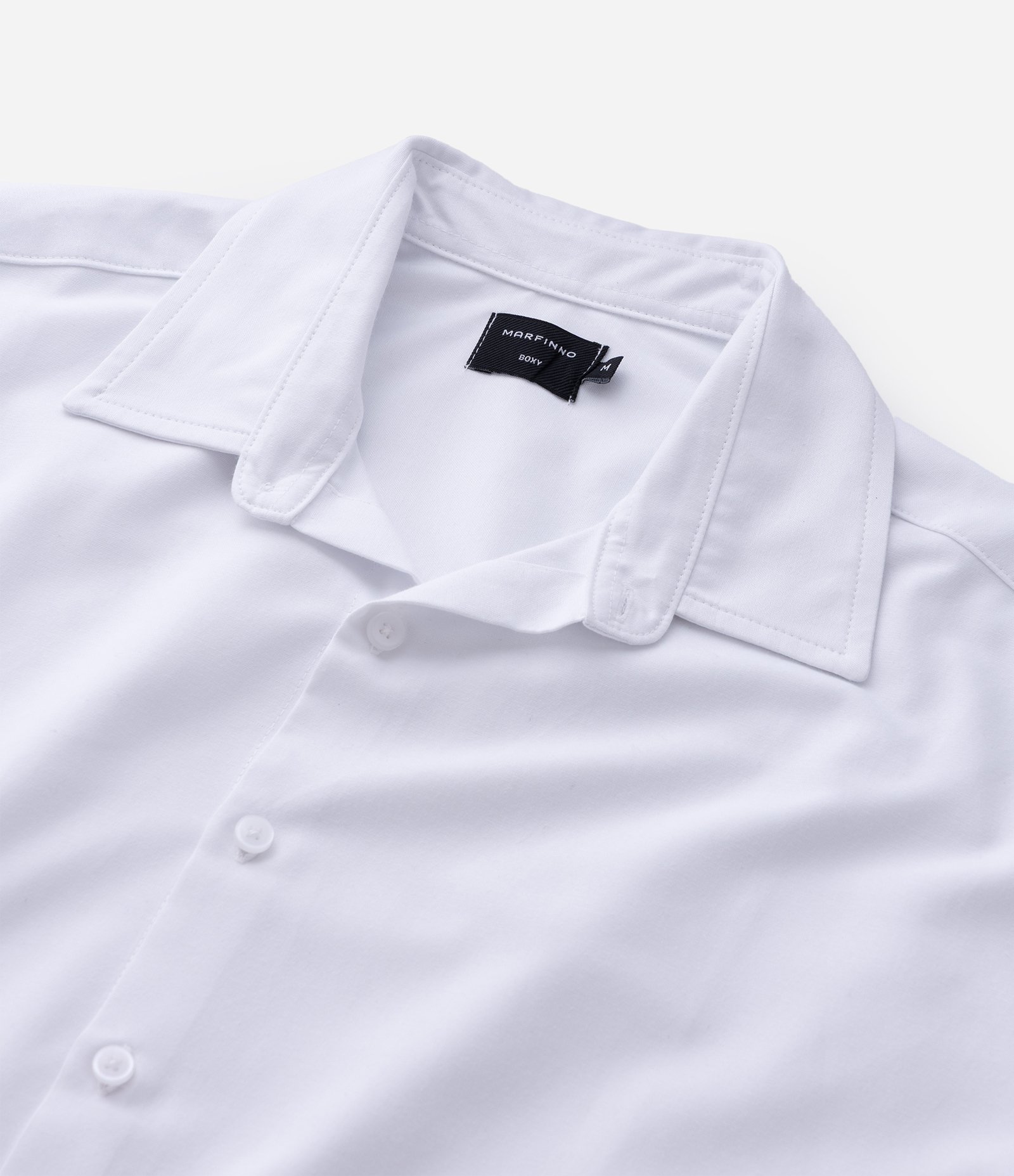 Camisa Boxy Lisa em Oxford Branco 4