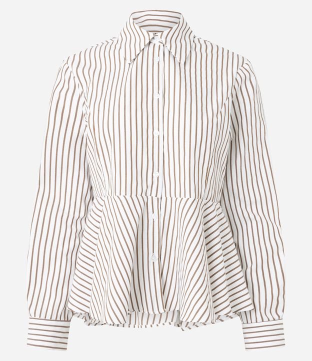 Cor: Off White / Marrom | Tamanho: GG