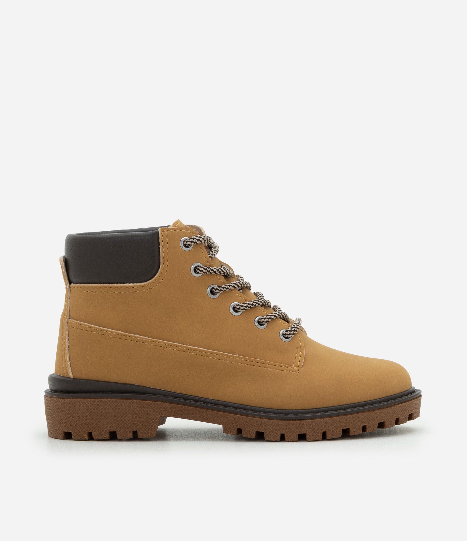 Bota Infantil Coturno com Sola Tratorada – Tam 27 a 35 Camel 6