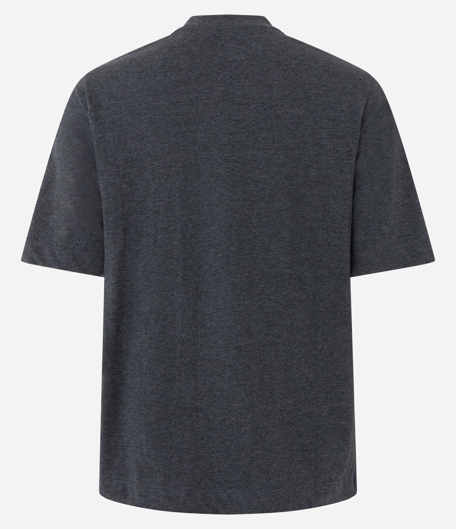 Camiseta Regular em Algodão com Lettering Brilhoso Cinza 7