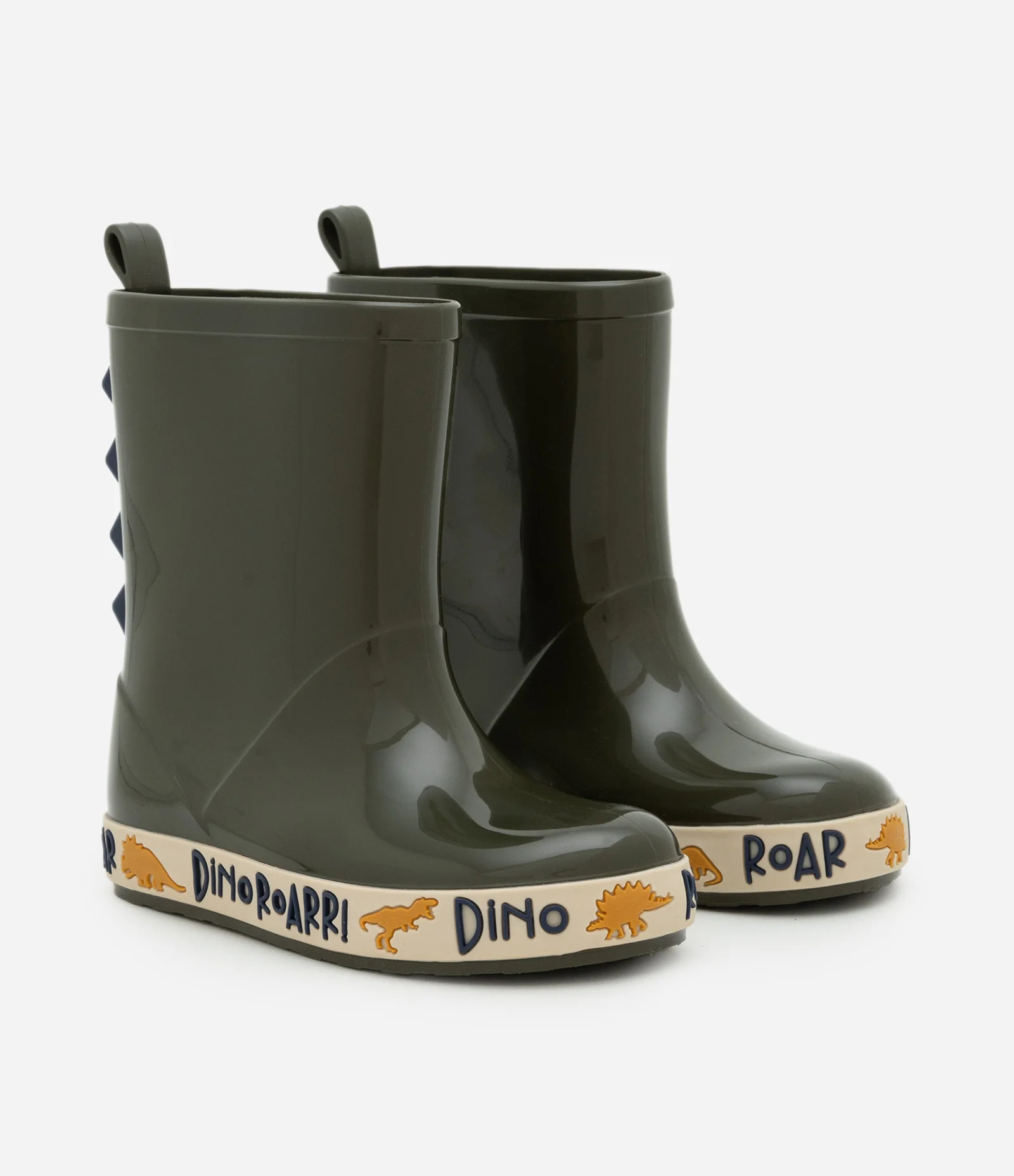 Galocha Infantil com Detalhe de Dinossauro – Tam 21 a 28 Verde Escuro 1