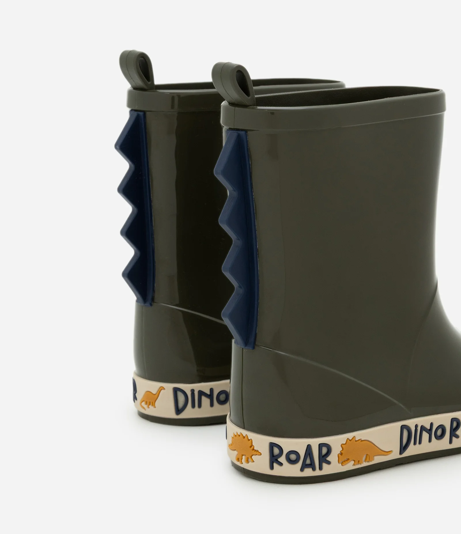 Galocha Infantil com Detalhe de Dinossauro – Tam 21 a 28 Verde Escuro 2