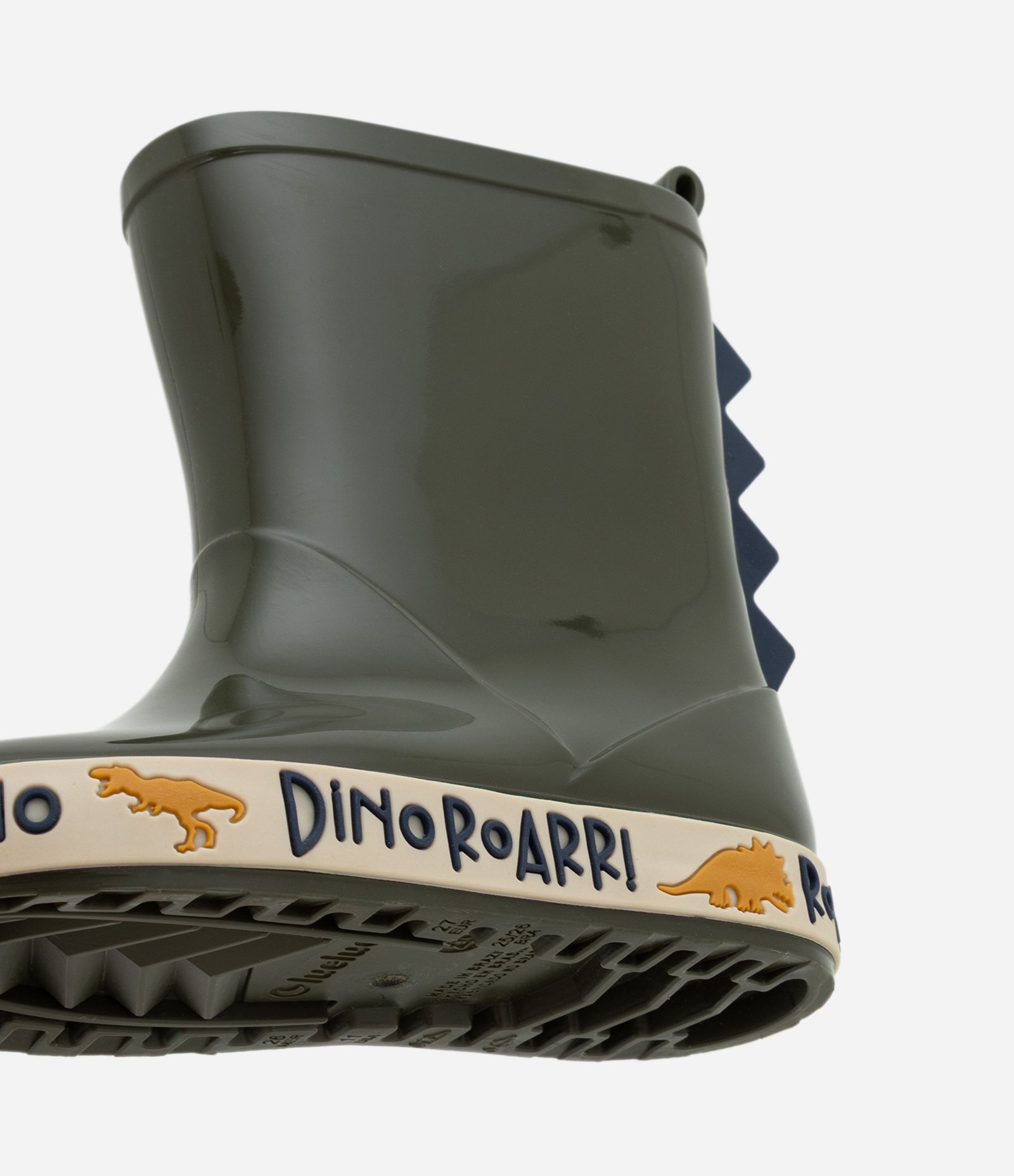 Galocha Infantil com Detalhe de Dinossauro – Tam 21 a 28 Verde Escuro 3