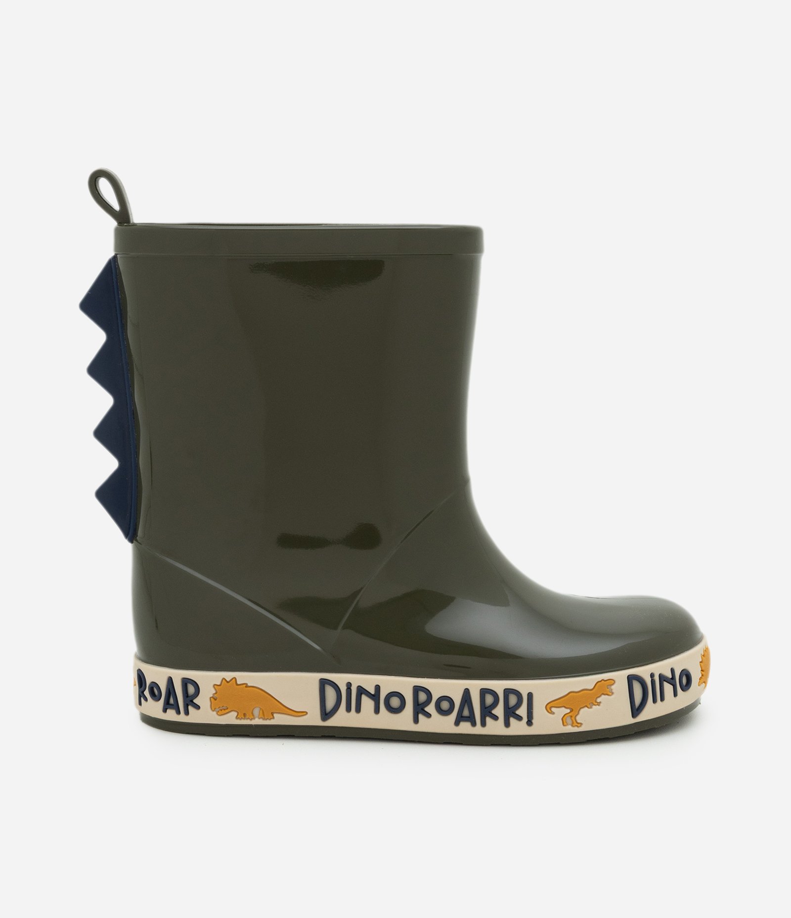 Galocha Infantil com Detalhe de Dinossauro – Tam 21 a 28 Verde Escuro 5