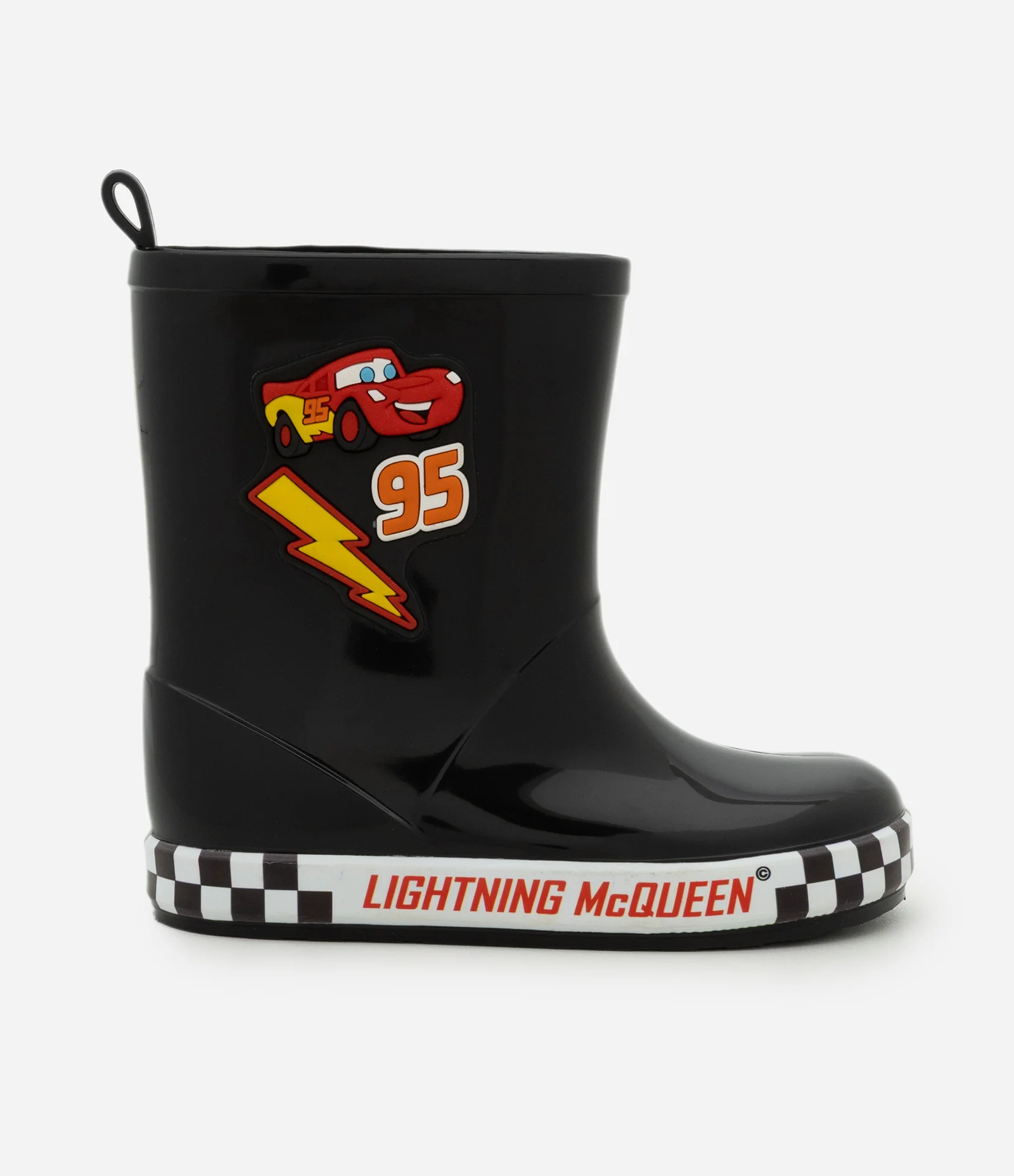 Galocha Infantil com Estampa Relâmpago McQueen – Tam 21 a 28 Preto 4