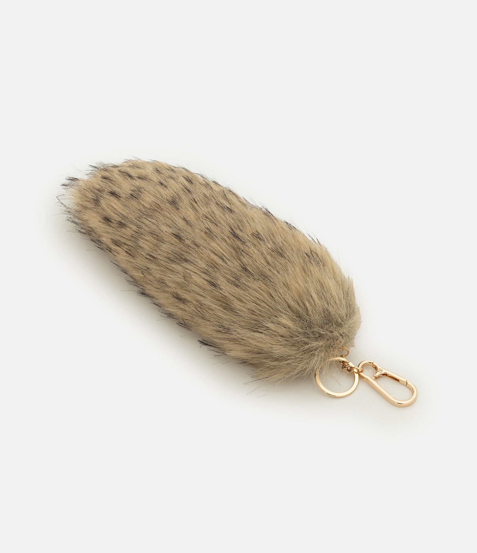 Chaveiro Estilo Rabo de Raposa Cinza 2