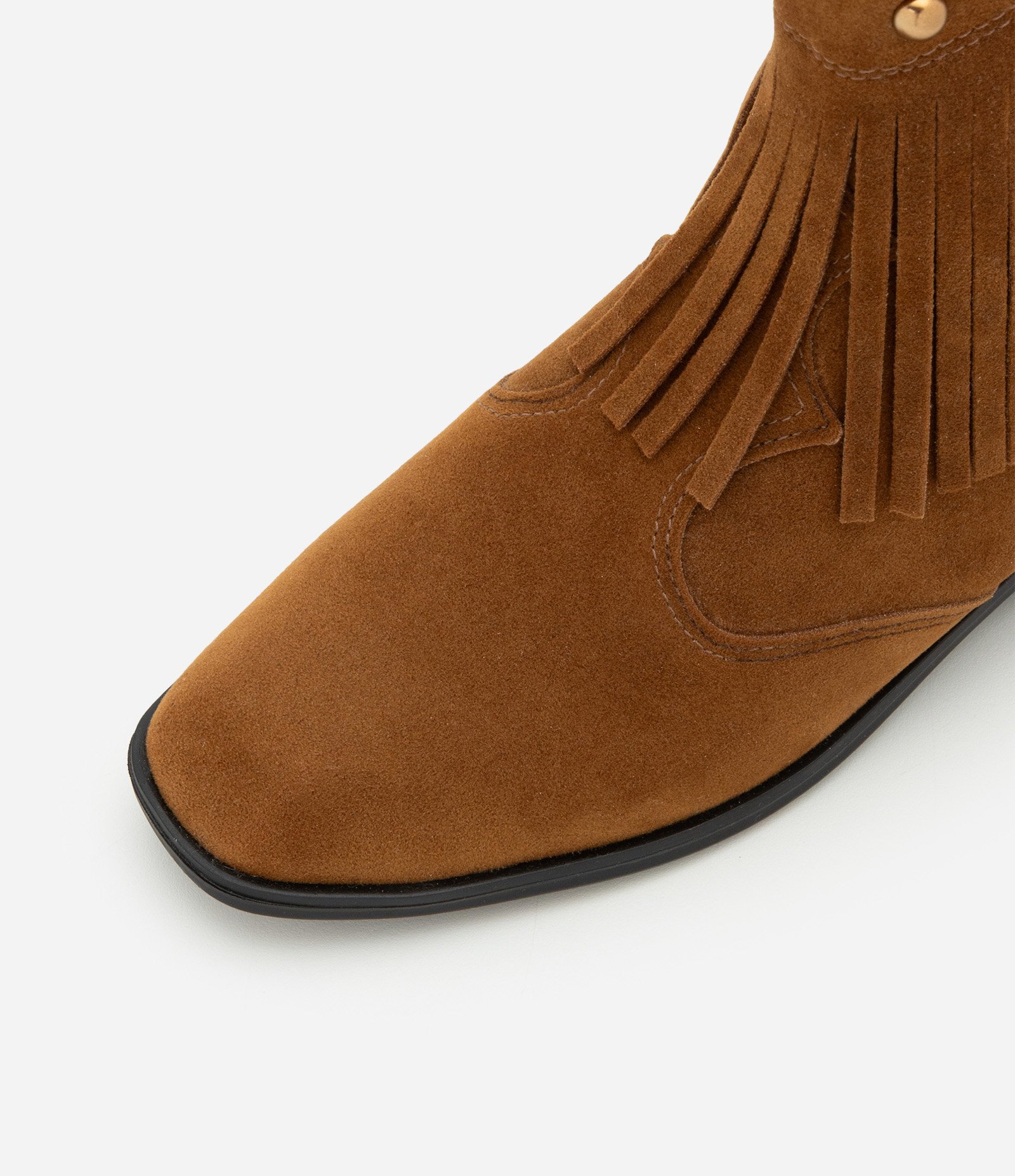 Bota Infantil Western com Franjas – Tam 27 a 35 Marrom 4