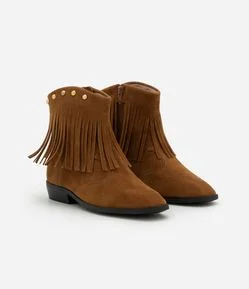Bota Infantil Western com Franjas – Tam 27 a 35