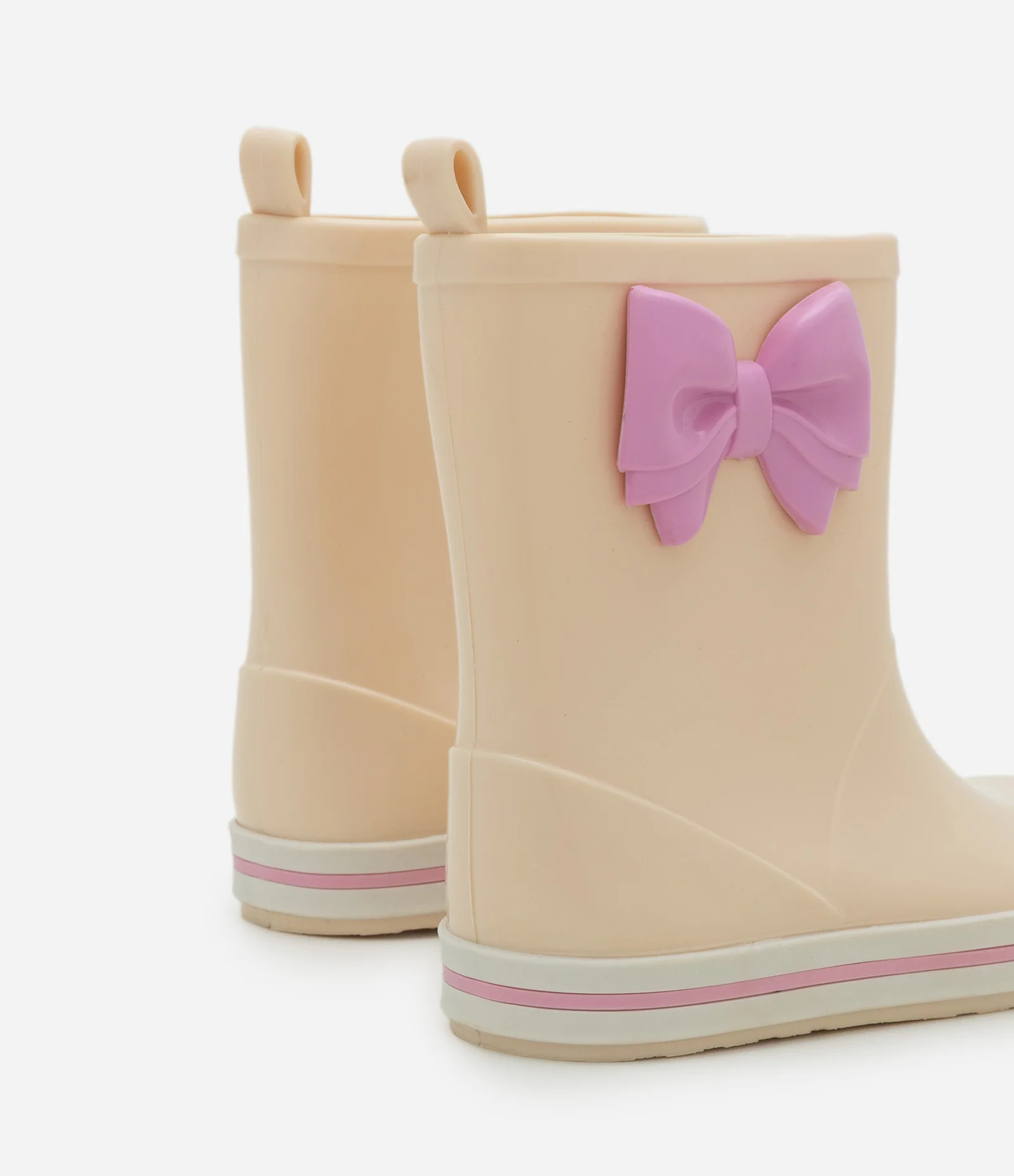 Galocha Infantil com Laço Lateral – Tam 21 a 28 Off White 2