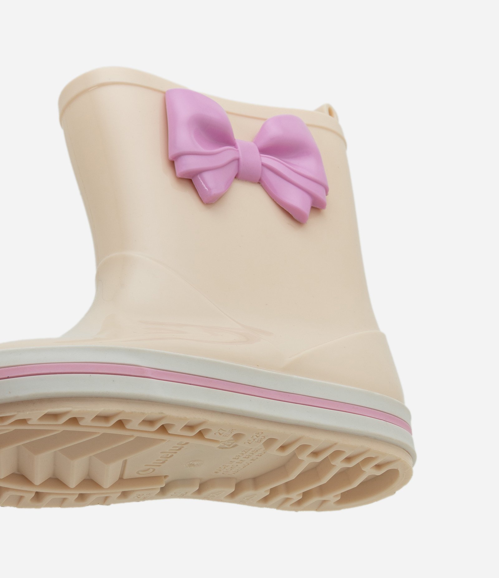 Galocha Infantil com Laço Lateral – Tam 21 a 28 Off White 3