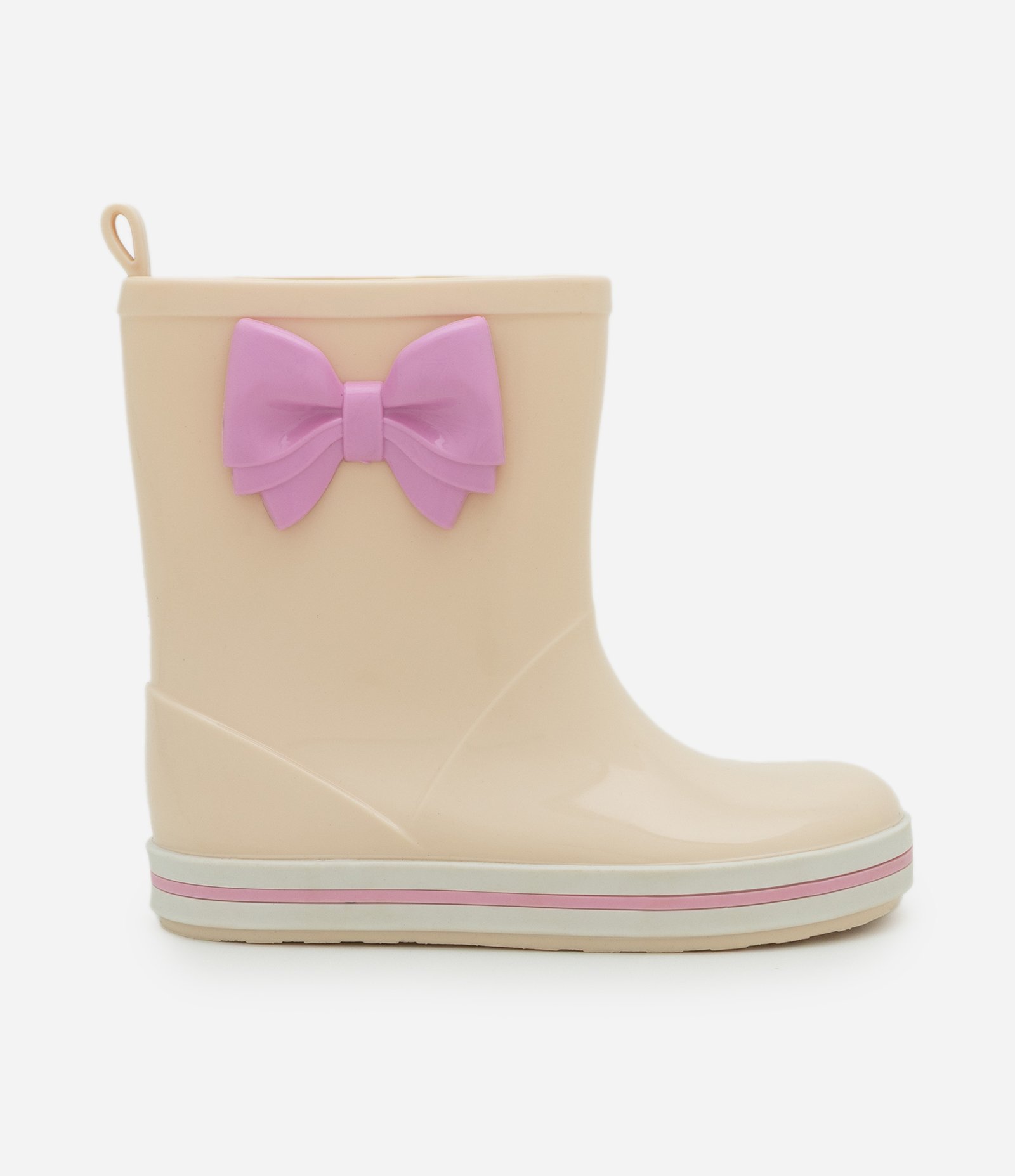 Galocha Infantil com Laço Lateral – Tam 21 a 28 Off White 5