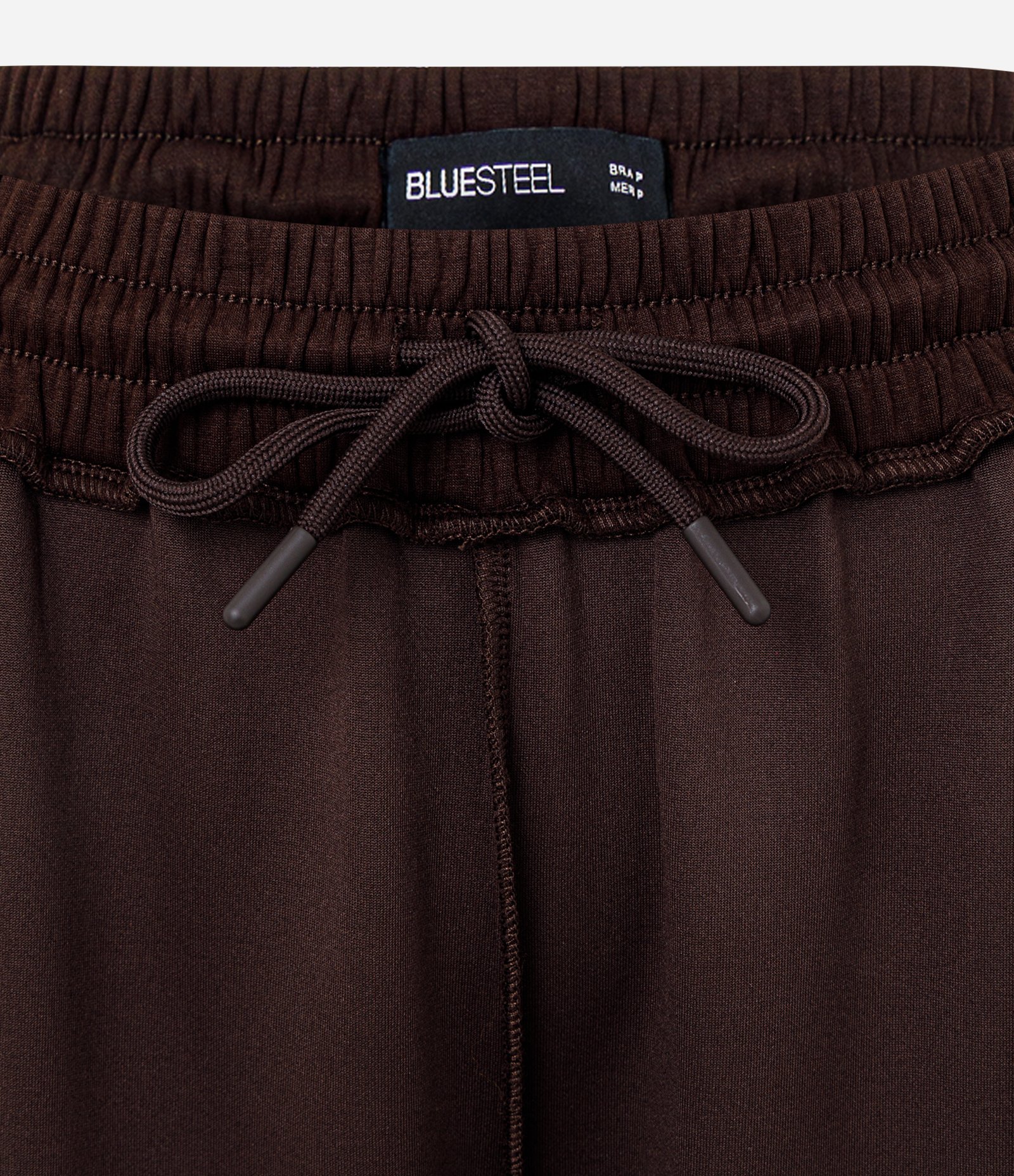 Calça Reta em Modal com Amarração Marrom 6