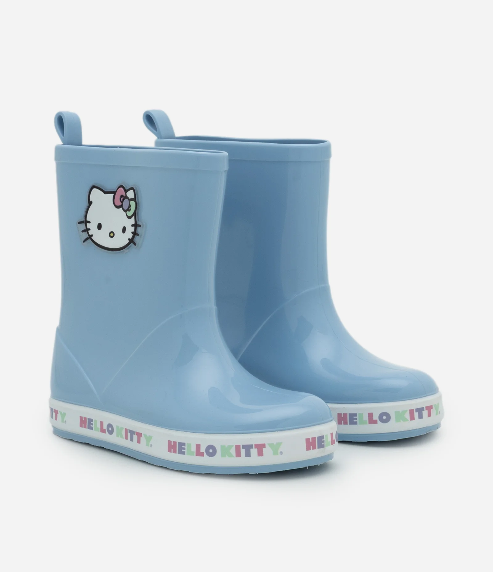 Galocha Infantil com Hello Kitty Lateral – Tam 21 a 28 Azul Claro 1