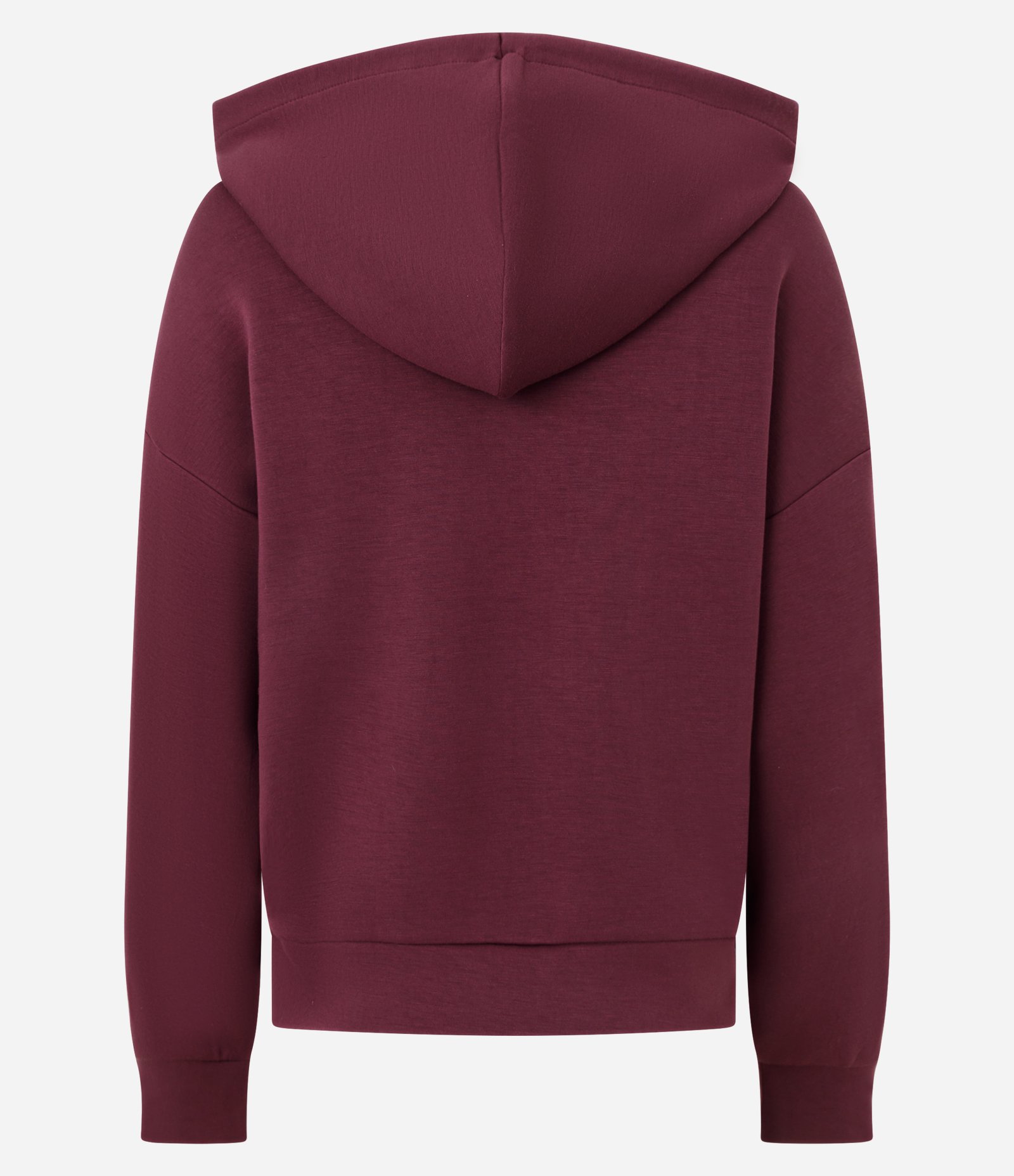 Blusão Oversized em Modal com Capuz Vermelho 3