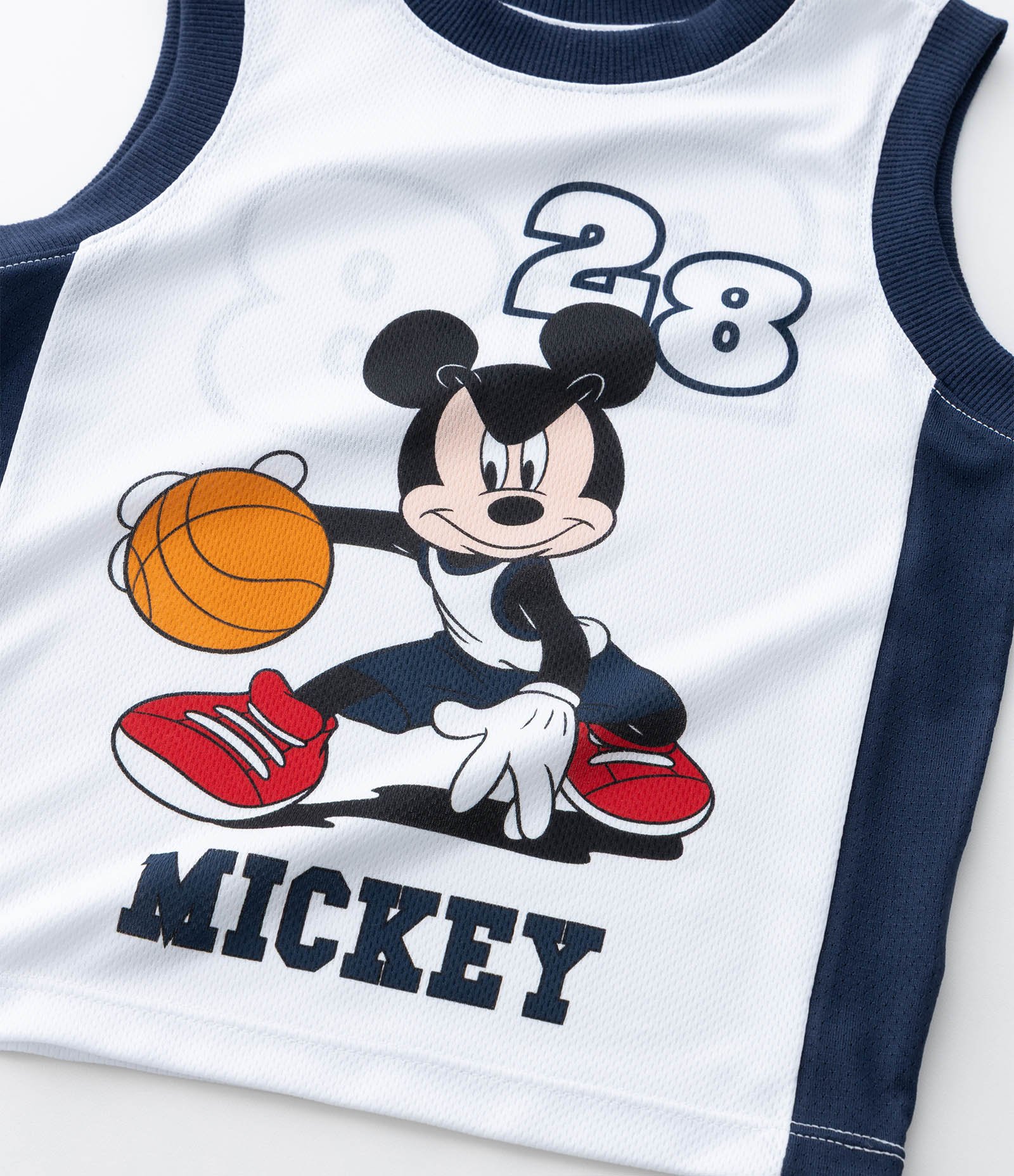 Conjunto Infantil Esportivo Mickey com Regata e Bermuda – Tam 2 a 6 Anos Azul Marinho 10