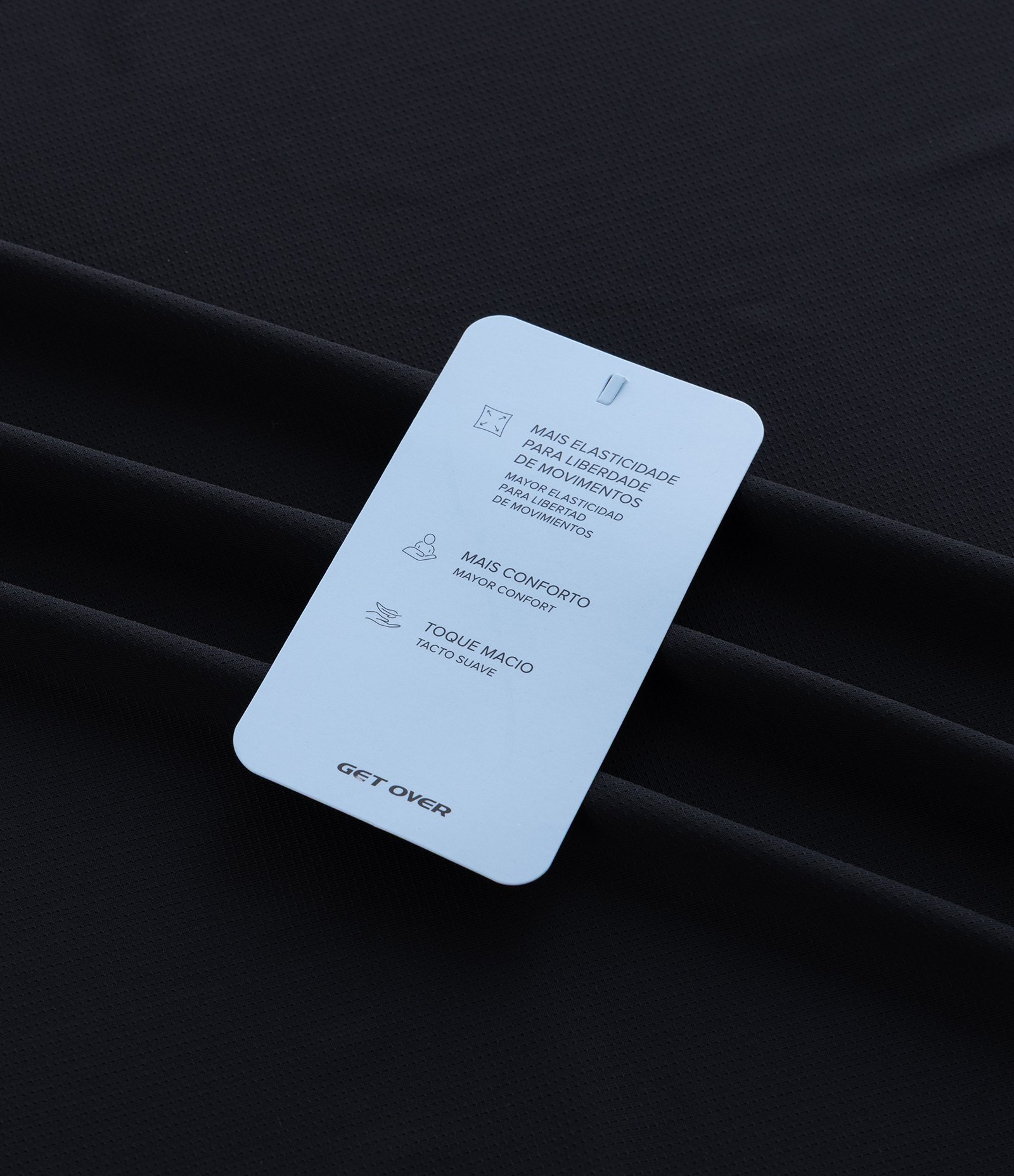 Camiseta Regular com Tecnologia Dry e Estampa Lettering Seeking My Highs Preto 8